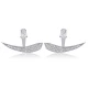 Turkish Pear Shape CZ 925 Sterling Silver Earrings Turkish Pear Shape CZ 925 Sterling Silver Earrings