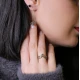 Crown Ear Thread Chain 925 Sterling Silver Earrings