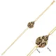 Pear Leopared 925 Sterling Silver Bracelet