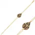 Pear Leopared 925 Sterling Silver Bracelet