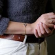 Triangle Leopared Shape 925 Sterling Silver Bracelet Triangle Leopared Shape 925 Sterling Silver Bracelet