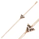 Triangle Leopared Shape 925 Sterling Silver Bracelet Triangle Leopared Shape 925 Sterling Silver Bracelet