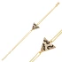 Triangle Leopared Shape 925 Sterling Silver Bracelet