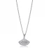 Turkish Seashell CZ 925 Sterling Silver Necklace