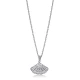 Turkish Seashell CZ 925 Sterling Silver Necklace
