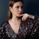 Geometric CZ 925 Sterling Silver Necklace Geometric CZ 925 Sterling Silver Necklace