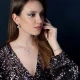 Round Cut Shiny Baguette Dangle 925 Silver Earrings Round Cut Shiny Baguette Dangle 925 Silver Earrings