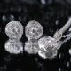 Turkish Geometric CZ 925 Sterling Silver Earrings
