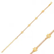 Unique Star Design Shiny Zircon Stone Tennis Bracelet For Woman 925 Sterling Silver Jewelry
