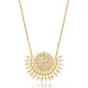Unique Design Clear Zircon Stone Charm Necklace For Woman 925 Sterling Silver Jewelry