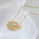 Unique Design Clear Zircon Stone Charm Necklace For Woman 925 Sterling Silver Jewelry