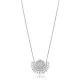 Unique Design Clear Zircon Stone Charm Necklace For Woman 925 Sterling Silver Jewelry
