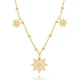 Star Ball Chain 925 Sterling Silver Necklace Star Ball Chain 925 Sterling Silver Necklace