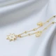 Star Ball Chain 925 Sterling Silver Necklace Star Ball Chain 925 Sterling Silver Necklace