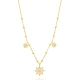Star Ball Chain 925 Sterling Silver Necklace Star Ball Chain 925 Sterling Silver Necklace
