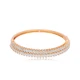 Clear Single Row CZ 6 by 5cm 925 Sterling Silver Bangle Clear Single Row CZ 6 by 5cm 925 Sterling Silver Bangle