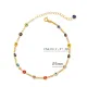 40 Forse Rolo Chain Multi Colorful Beaded Evil Eye Design Woman Anklet 925 Sterling Silver Jewelry 40 Forse Rolo Chain Multi Colorful Beaded Evil Eye Design Woman Anklet 925 Sterling Silver Jewelry
