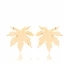 Turkish Plain Leaf 925 Sterling Silver Earrings