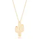 Minimalist Plain Cactus 925 Sterling Silver Necklace Minimalist Plain Cactus 925 Sterling Silver Necklace