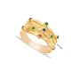 Lines Round Cut Mix Cluster 925 Sterling Silver Ring Lines Round Cut Mix Cluster 925 Sterling Silver Ring