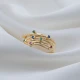 Lines Round Cut Mix Cluster 925 Sterling Silver Ring Lines Round Cut Mix Cluster 925 Sterling Silver Ring