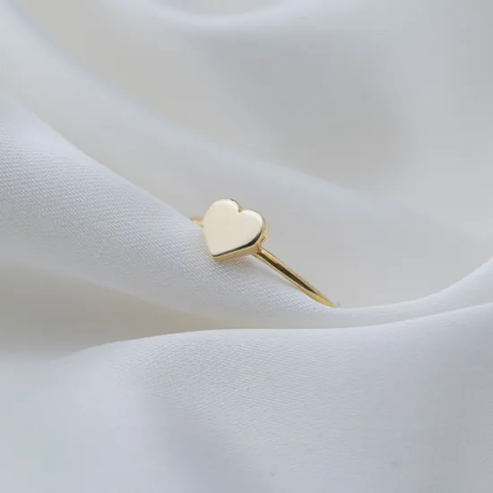 Plain Heart Thin Woman Plain 925 Sterling Silver Ring Plain Heart Thin Woman Plain 925 Sterling Silver Ring