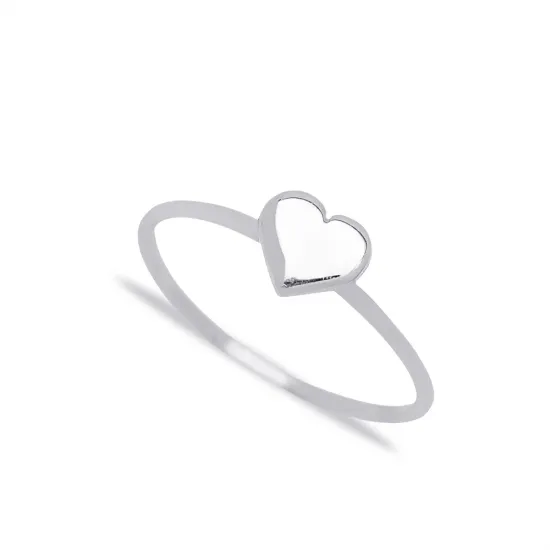 Plain Heart Thin Woman Plain 925 Sterling Silver Ring Plain Heart Thin Woman Plain 925 Sterling Silver Ring