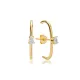 Pear Cut Zircon Push Back Stud Earrings