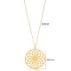 Plain Flower Traditional 925 Sterling Silver Necklace Plain Flower Traditional 925 Sterling Silver Necklace
