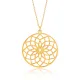 Plain Flower Traditional 925 Sterling Silver Necklace Plain Flower Traditional 925 Sterling Silver Necklace