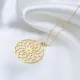 Plain Flower Traditional 925 Sterling Silver Necklace Plain Flower Traditional 925 Sterling Silver Necklace