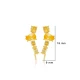 Citrine CZ Mixed Shape 925 Sterling Silver Ear Cuff Citrine CZ Mixed Shape 925 Sterling Silver Ear Cuff