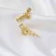 Citrine CZ Mixed Shape 925 Sterling Silver Ear Cuff Citrine CZ Mixed Shape 925 Sterling Silver Ear Cuff