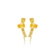 Citrine CZ Mixed Shape 925 Sterling Silver Ear Cuff Citrine CZ Mixed Shape 925 Sterling Silver Ear Cuff