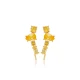 Citrine CZ Mixed Shape 925 Sterling Silver Ear Cuff Citrine CZ Mixed Shape 925 Sterling Silver Ear Cuff