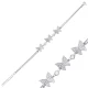 Triple Butterfly Animal Clear CZ 925 Silver Bracelet - Sade 925 Silver Jewelry