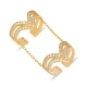Clear CZ Double Chain 925 Sterling Silver Ring Clear CZ Double Chain 925 Sterling Silver Ring