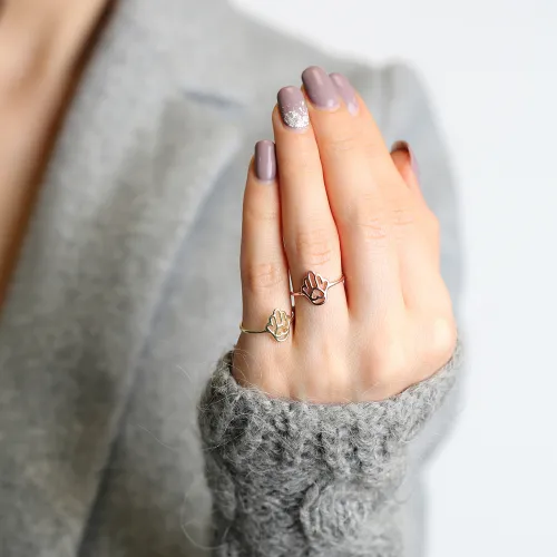 Handcrafted Plain Hamsa 925 Sterling Silver Ring Handcrafted Plain Hamsa 925 Sterling Silver Ring