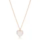 Mother Of Pearl Heart Zircon Stone Charm Necklace Wholesale Turkish 925 Sterling Silver Jewelry Mother Of Pearl Heart Zircon Stone Charm Necklace Wholesale Turkish 925 Sterling Silver Jewelry