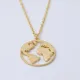 Plain Earth 925 Sterling Silver Necklace
