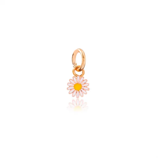 Daisy Design Flower Charm Turkish Handmade Wholesale 925 Silver Sterling Jewelry Daisy Design Flower Charm Turkish Handmade Wholesale 925 Silver Sterling Jewelry