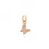 Single Butterfly CZ 925 Sterling Silver Pendant