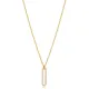 Tiny Geometric Shape CZ 925 Sterling Silver Necklace