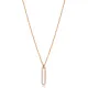 Tiny Geometric Shape CZ 925 Sterling Silver Necklace