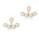 Pearl Design Ear Jackets Earrings Turkish Handmade Wholesale 925 Sterling Silver Jewelry Pearl Design Ear Jackets Earrings Turkish Handmade Wholesale 925 Sterling Silver Jewelry