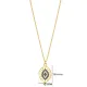 Greek Motif Evil Eye Design Almond Shape Charm Necklace Turkish Handmade Wholesale Jewelry 925 Sterling Silver Pendant Greek Motif Evil Eye Design Almond Shape Charm Necklace Turkish Handmade Wholesale Jewelry 925 Sterling Silver Pendant