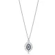 Greek Motif Evil Eye Design Almond Shape Charm Necklace Turkish Handmade Wholesale Jewelry 925 Sterling Silver Pendant Greek Motif Evil Eye Design Almond Shape Charm Necklace Turkish Handmade Wholesale Jewelry 925 Sterling Silver Pendant
