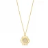 Hexagon Geometric Shape Greek Motif 925 Silver Necklace