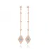 Star Evil Eye Turquoise Long Earrings