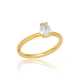 Clear Pear Solitaire CZ 925 Sterling Silver Ring Clear Pear Solitaire CZ 925 Sterling Silver Ring